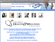 Tablet Screenshot of columbushealthandwellness.com